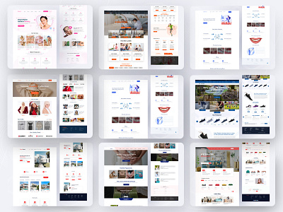 💥Lots of Website Designs UI/UX 2021💥 beauty dental design ecommerce figma finance fitness website furniture home illustration landing page logo multiple website pregnancy real state shoe website ui ui design uiux website