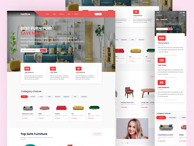 Furniture Store Landing Page