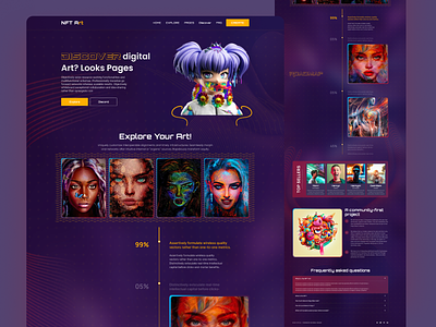 NFT Art Website Design!