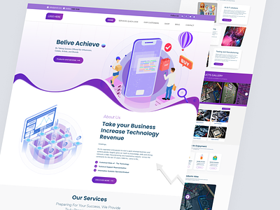IT Solution Landing page