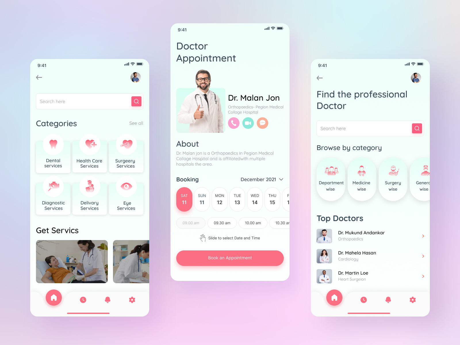 Doctor Mobile Apps By Md Shimul Hossain On Dribbble