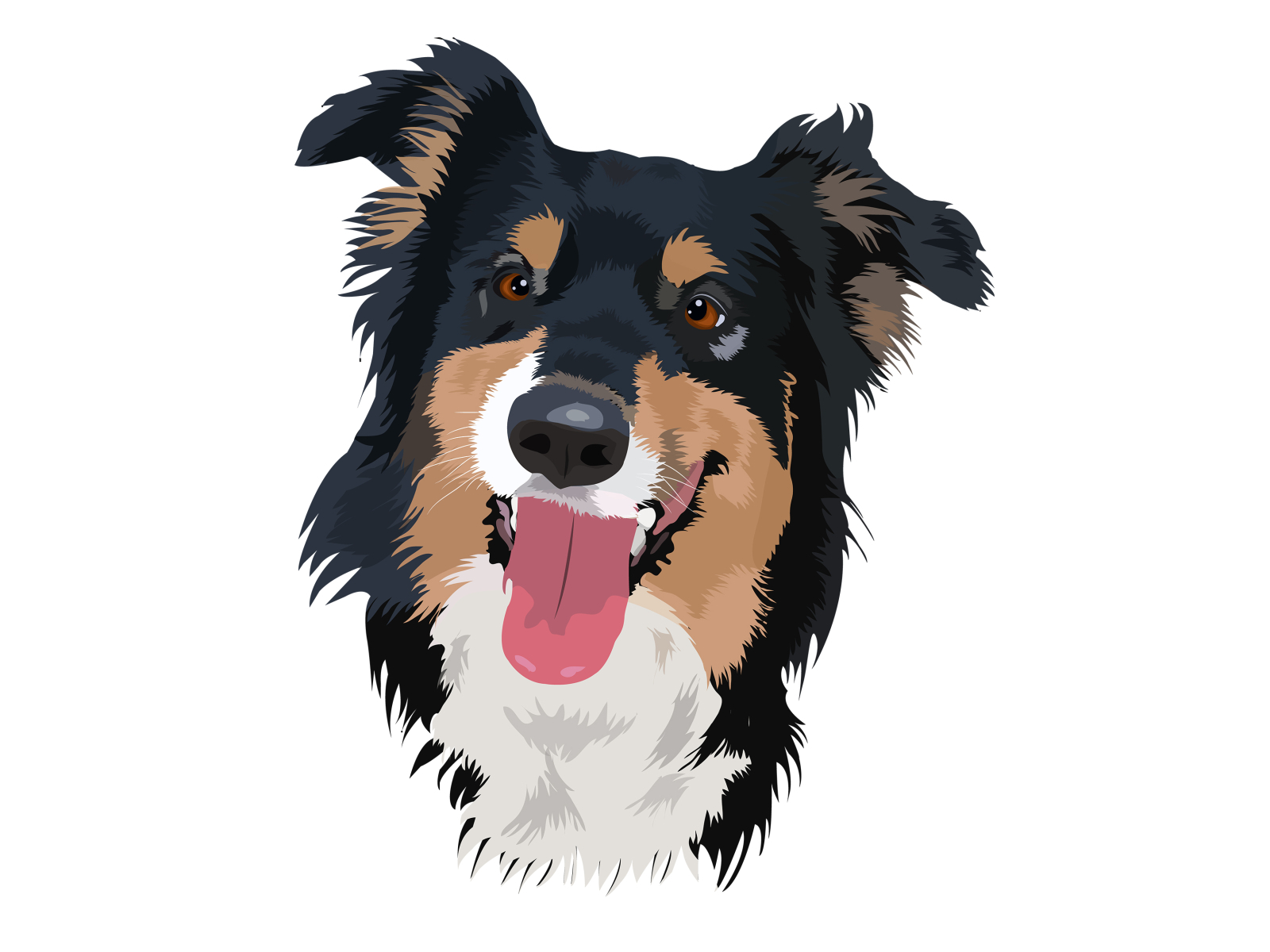 Pet illustration by Biswajit Banik on Dribbble