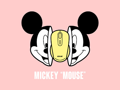 Mickey Mouse Illutratiuon digitalart drawing illustration key6art kitsch art mickey mouse popart vectorart