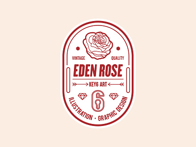 Eden Rose Vintage Label