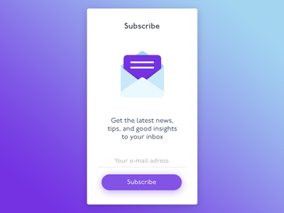 E-mail Subscribe