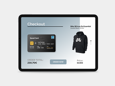 Credit Card Checkout Page