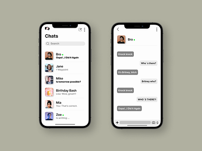 Direct Messaging dailyui direct messaging directmessaging messenger messenger app onepull ui design uidesign ux design uxdesign uxui