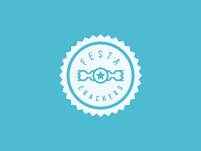 Festa Crackers Logo branding design icon logo