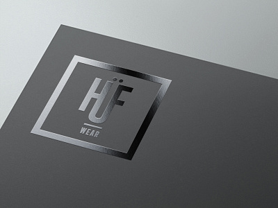 Huf Wear branding design icon logo