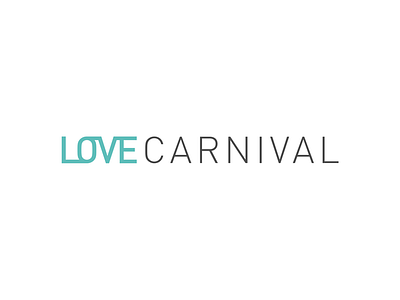 Love carnival branding design icon logo