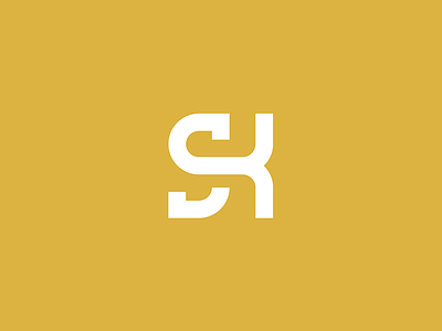 SK Logo Mark branding design icon logo