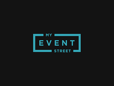 My E*ent St Logo branding design icon logo