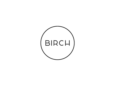 B*rch Logo branding design icon logo
