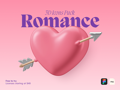 3d Icons Pack - Romance 3d 3d icon 3d icons pack 3dicon 3dicons arrow date heart icon pack icons pack illustration in love love romance romantic st valentine st valentines day stvalentine stvalentineday