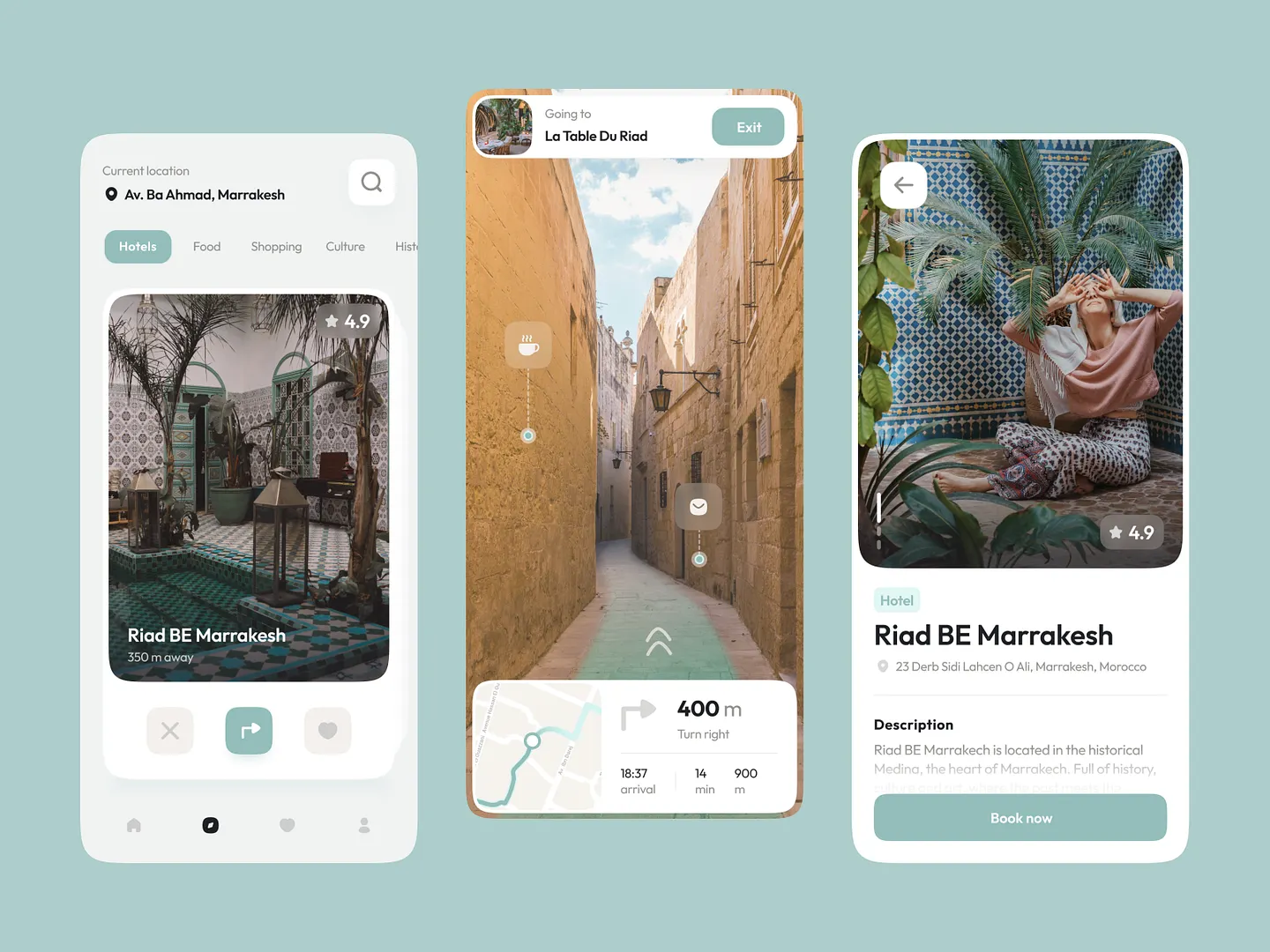 Augmented Reality Navigation App for Exploring Marrakech