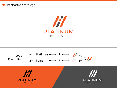 platinum logo brand brand design clever design flat design illustration logo minimal vector wordmark