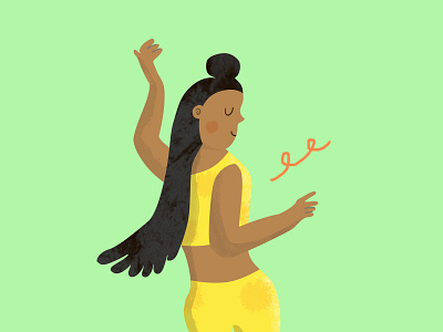 Dancer black girl