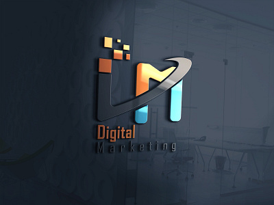 Digital Marketing Logo design graphicdesign icon illustration illustrator logo logo design minimal smart design