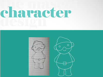 The mascot character design