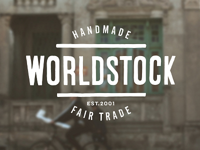 Worldstock Logo brand business fair trade handmade logo mark web site