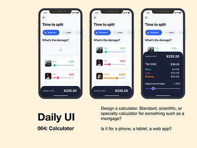Daily UI - 004 Calculator daily 100 challenge daily ui 004 dailyui dailyuichallenge design figma ui uidesign ux uxdesign