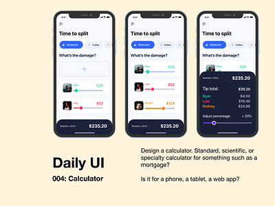 Daily UI - 004 Calculator