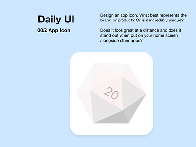 Daily UI - 005 App Icon daily 100 challenge daily ui 005 dailyui dailyuichallenge design figma ui uidesign ux uxdesign