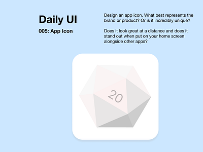 Daily UI - 005 App Icon