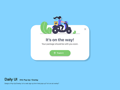 Daily UI - 016 Pop-up/overlay