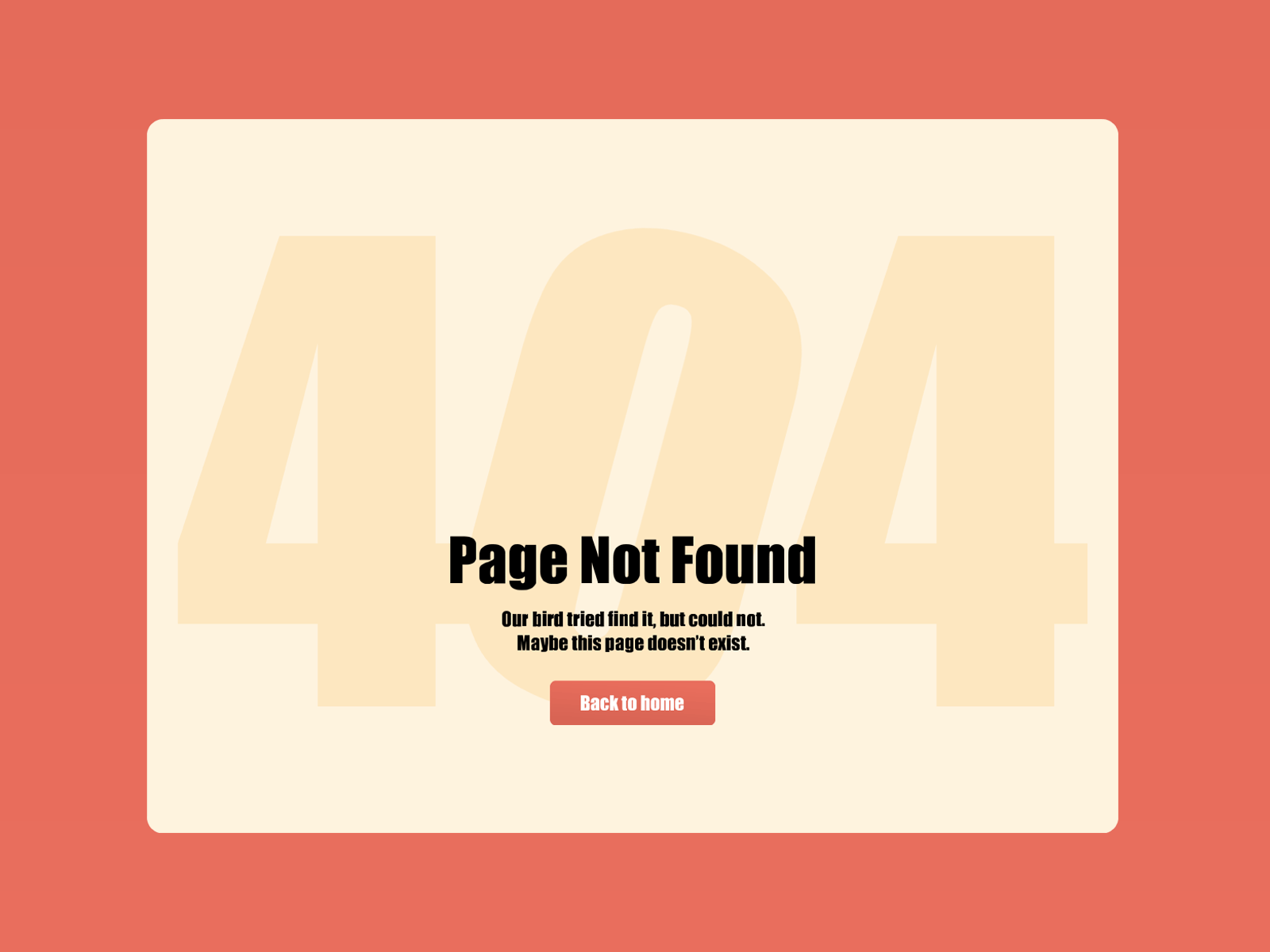 404 Page 404 404 page ui ux