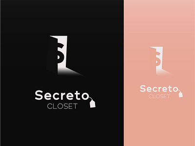 Secreto Closet logo branding design graphic design icon illustration illustrator logo minimal store web