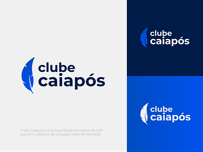Clube Caiapós Logo branding design graphic design icon illustration liberty logo minimal vector