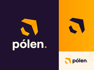 Pólen Logo branding design digital digitalmarketing graphic design icon illustration logo marketing minimal