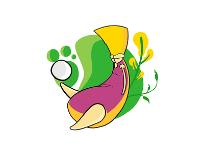 flowers from soccer ball drawing flower football green illustration leaf purple soccer yellow