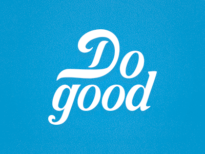 Do Good cosmopolitan do good good logo type wood type revival