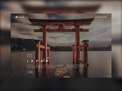 Travel App art design graphic design illustration japan ui user experience user interface ux uxui vector webdesign