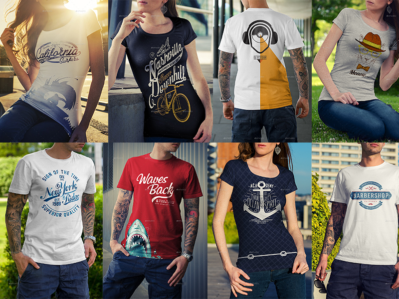 Download Street Edition T Shirt Mock Up Collection by Ess Kay ...