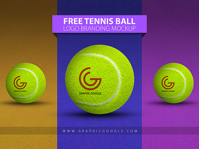 Free Tennis Ball Logo Branding Mockup free mockup mockup