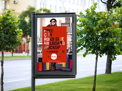 Free City Road Side Billboard Mockup For Advertisement free mockup mockup
