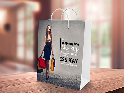 Free Shopping Bag Mockup freebies mockup