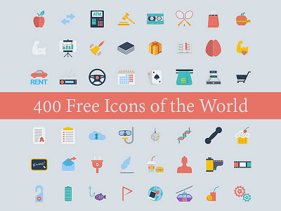 400 Free Icons Of The World freebies icons