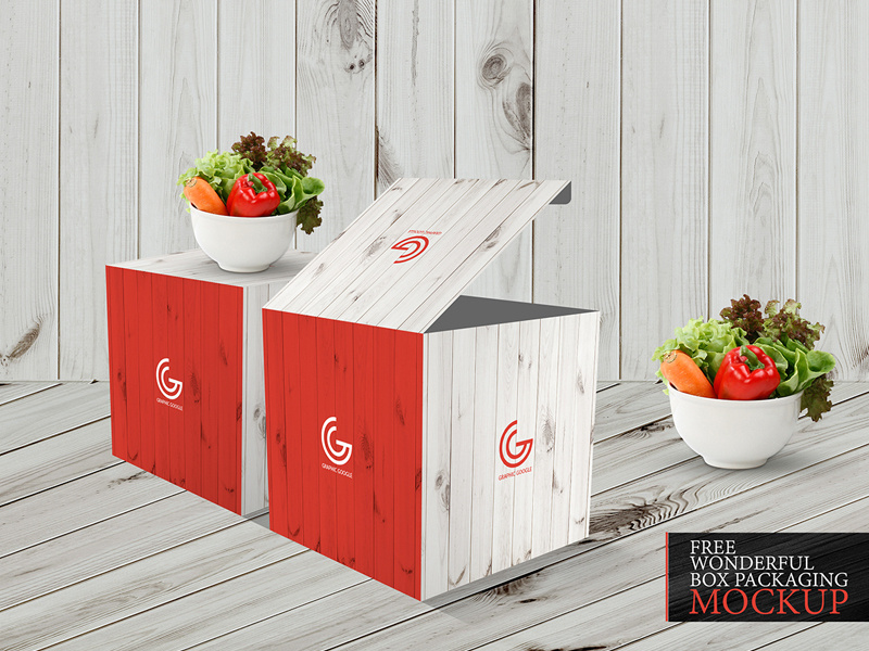 Download Free Wonderful Box Packaging Mockup by Ess Kay ...