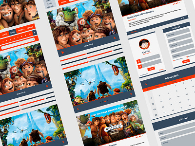 Free Croods Ui Kit For Web and Graphic Designers freebies ui