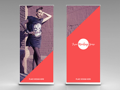 Free Rollup Stand Standy Mockup For Advertisement Preview Co freebies mockup