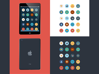 Free Ipad Mini Ui - 20 Free Flat Icons freebies icons ui