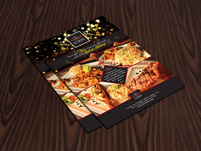 Hotel Restaurant Flyer Design Template