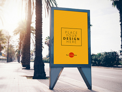 Street City Free Billboard Banner Psd Mock Up For Advertisement