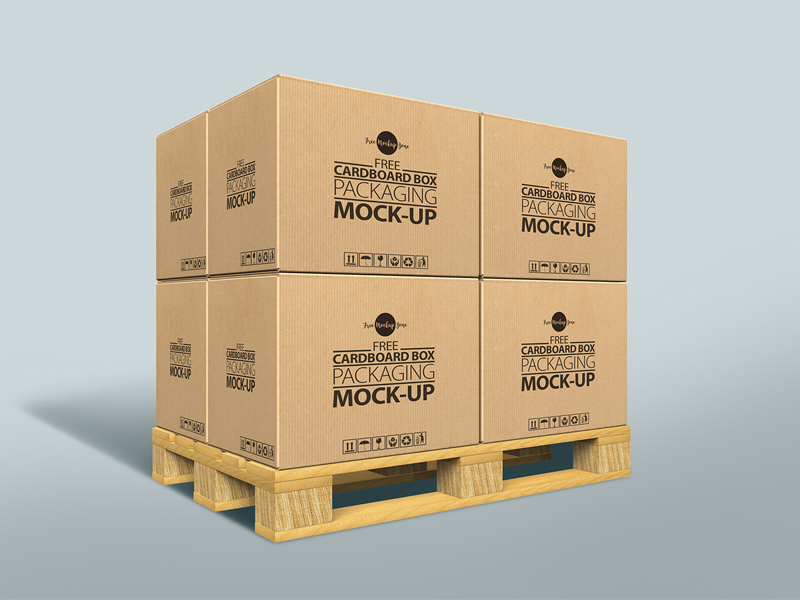 Download Free Cardboard Box Packaging Mock-Up Psd by Ess Kay ...