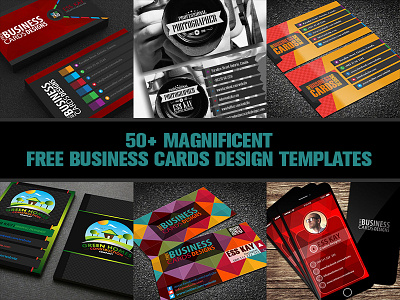 50 Magnificent Free Business Cards Design Templates Graphic Goo business card business card template