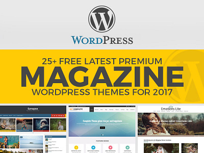 25+ Free Latest Premium Magazine WordPress Themes For 2017